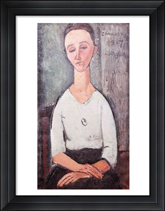 Framed Portrait of Madame Chakowska, 1917 Print