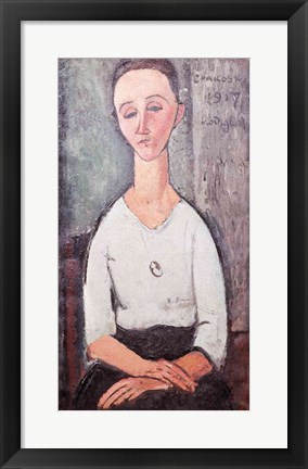 Framed Portrait of Madame Chakowska, 1917 Print
