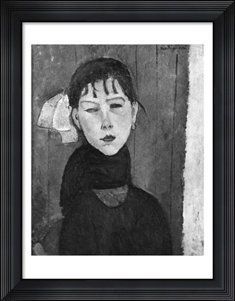 Framed Marie, young woman of the people Print