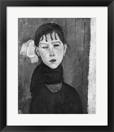 Framed Marie, young woman of the people Print