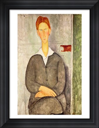 Framed Young boy with red hair, 1906 Print