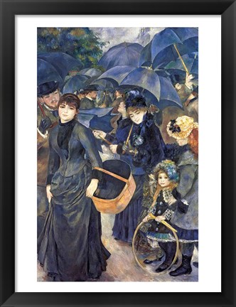 Framed Umbrellas Print