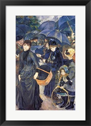 Framed Umbrellas Print