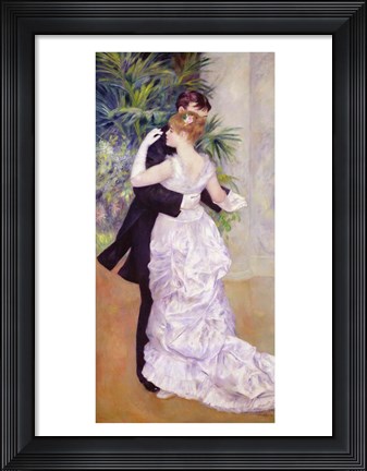 Framed Dance in the City, 1883 Print