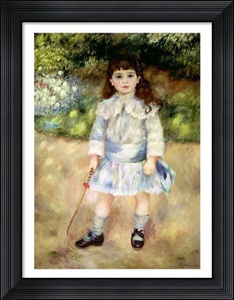 Framed Child with a Whip, 1885 Print