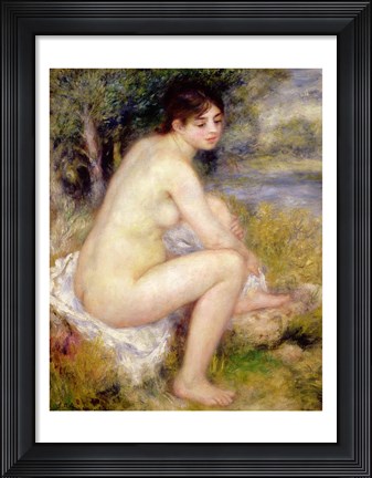 Framed Nude in a Landscape, 1883 Print