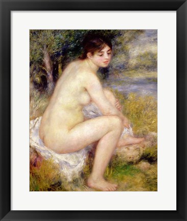 Framed Nude in a Landscape, 1883 Print