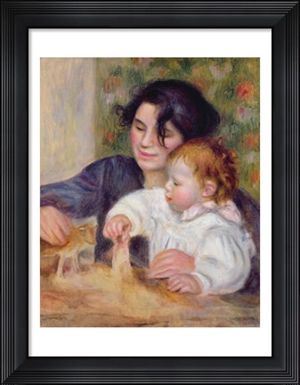 Framed Gabrielle and Jean Print