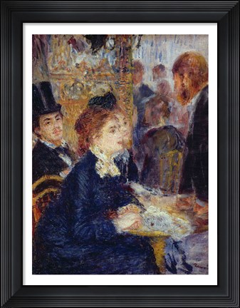 Framed At the Cafe Print