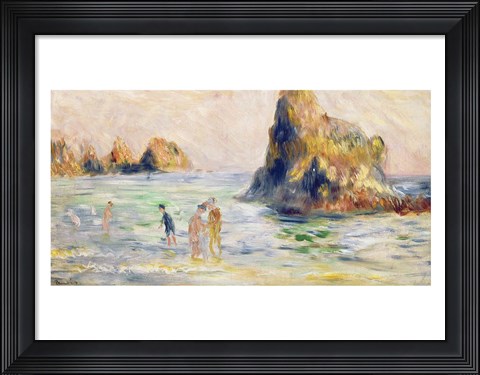 Framed Moulin Huet Bay Print