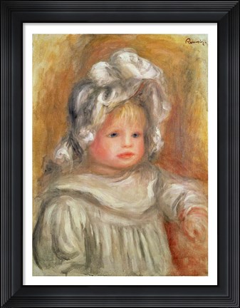 Framed Portrait of a Child Print