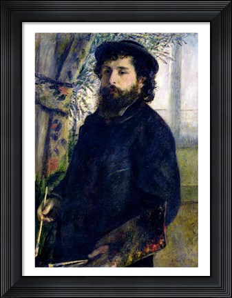 Framed Portrait of Claude Monet Print