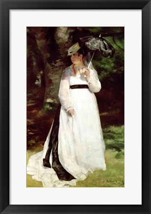 Framed Portrait of Lise, 1867 - standing Print