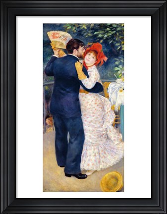 Framed Dance in the Country, 1883 Print
