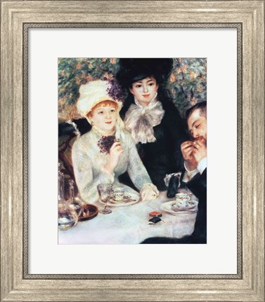 Framed End of Luncheon, 1879 Print