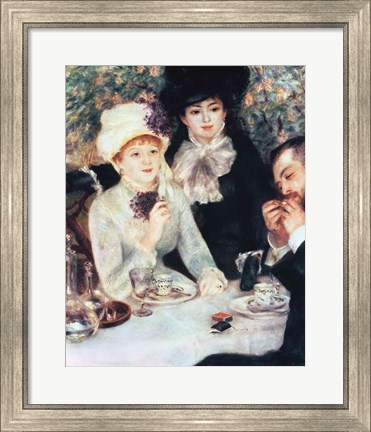 Framed End of Luncheon, 1879 Print
