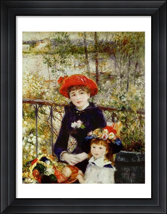 Framed Two Sisters Print
