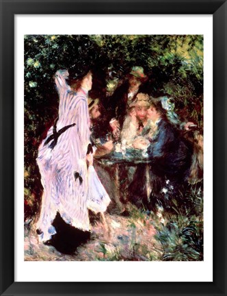 Framed Under the Trees of the Moulin de la Galette, 1875 Print