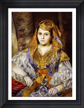 Framed Algerian Woman, 1870 Print