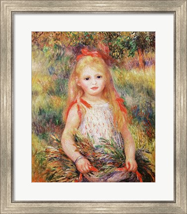 Framed Little Gleaner, 1888 Print