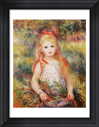 Framed Little Gleaner, 1888 Print