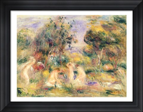 Framed Bathers - nude Print