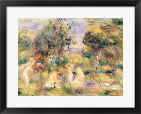 Framed Bathers - nude Print