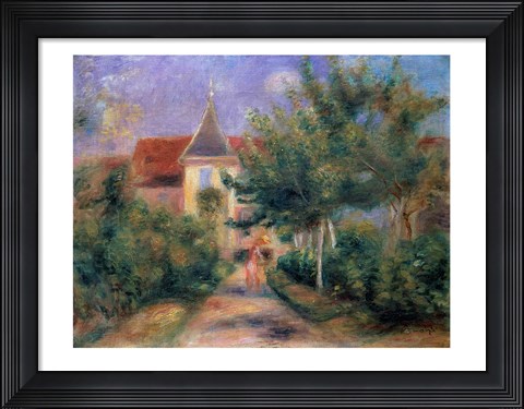 Framed Renoir&#39;s house at Essoyes, 1906 Print