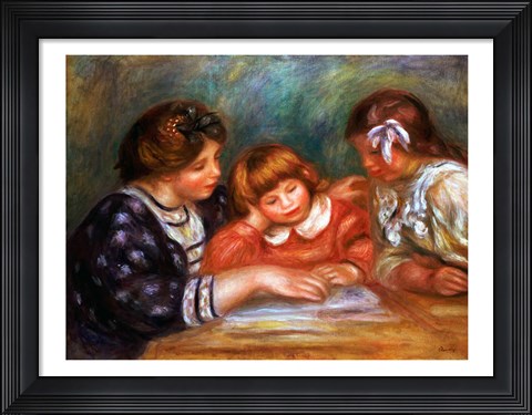 Framed Lesson, 1906 Print