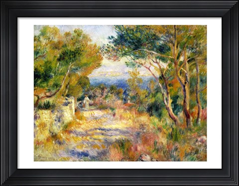 Framed L&#39;Estaque, 1882 Print