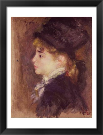 Framed Portrait of a woman Print