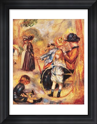 Framed In the Luxembourg Gardens, 1883 Print