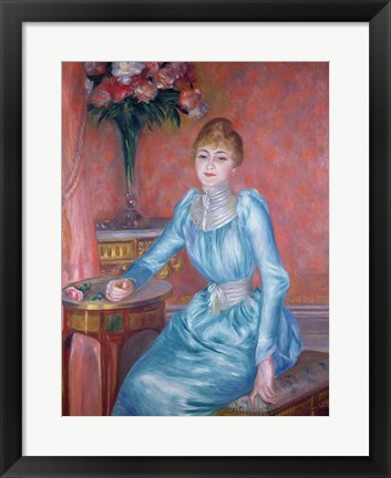 Framed Madame de Bonnieres, 1889 Print