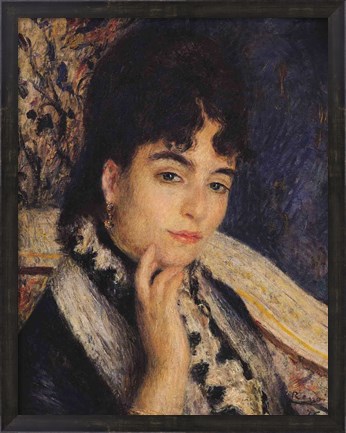 Framed Portrait of Madame Alphonse Daudet Print