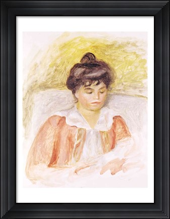 Framed Portrait of Madame Albert Andre Print