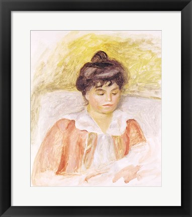 Framed Portrait of Madame Albert Andre Print