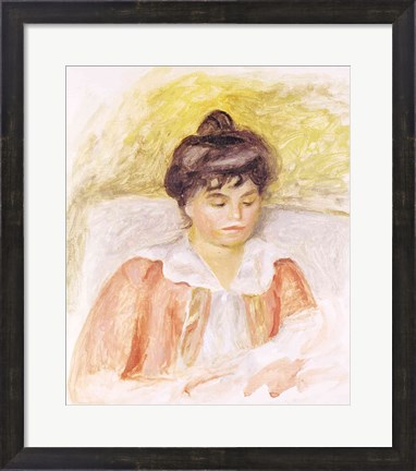 Framed Portrait of Madame Albert Andre Print