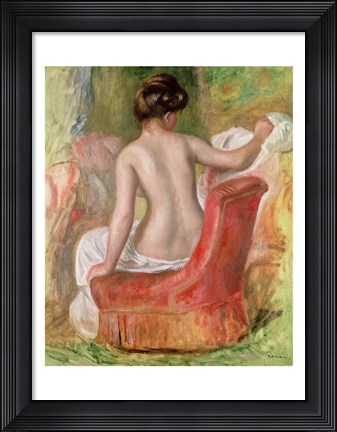 Framed Nude in an Armchair, 1900 Print