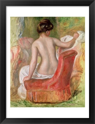 Framed Nude in an Armchair, 1900 Print