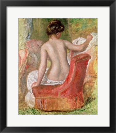 Framed Nude in an Armchair, 1900 Print