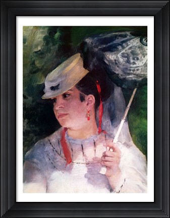 Framed Portrait of Lise, 1867 Print