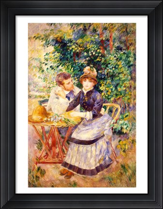Framed In the Garden, 1885 Print