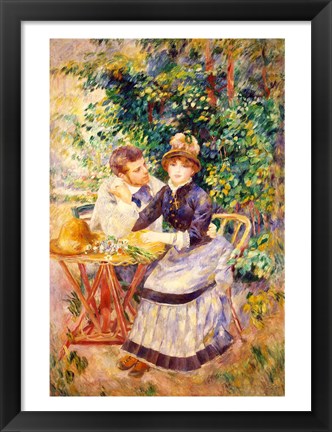 Framed In the Garden, 1885 Print