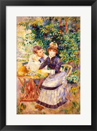 Framed In the Garden, 1885 Print