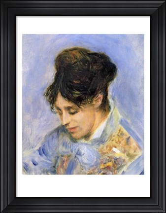 Framed Portrait of Madame Claude Monet, 1872 Print
