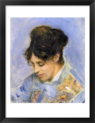 Framed Portrait of Madame Claude Monet, 1872 Print