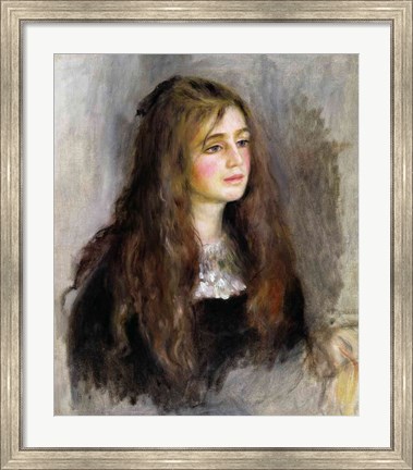 Framed Portrait of Julie Manet Print