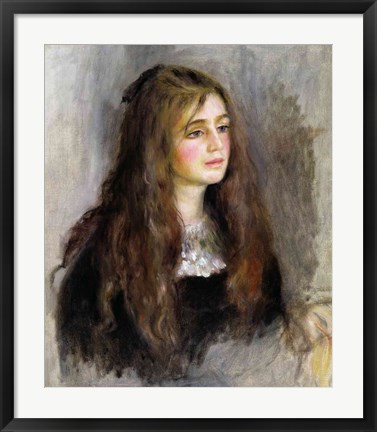 Framed Portrait of Julie Manet Print