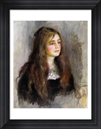 Framed Portrait of Julie Manet Print