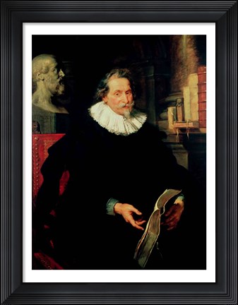 Framed Portrait of Ludovicus Nonnius Print